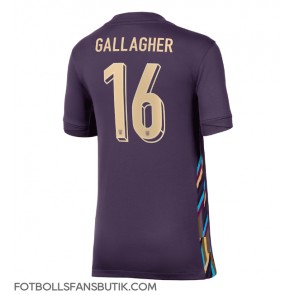 England Conor Gallagher #16 Replika Bortatröja Damer EM 2024 Kortärmad